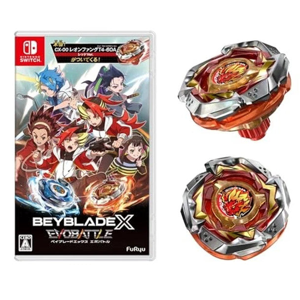 ライブオン　ブースター Takara Tomy Beyblade X | EVOBattle CX-00 Leon Fang T4-60A