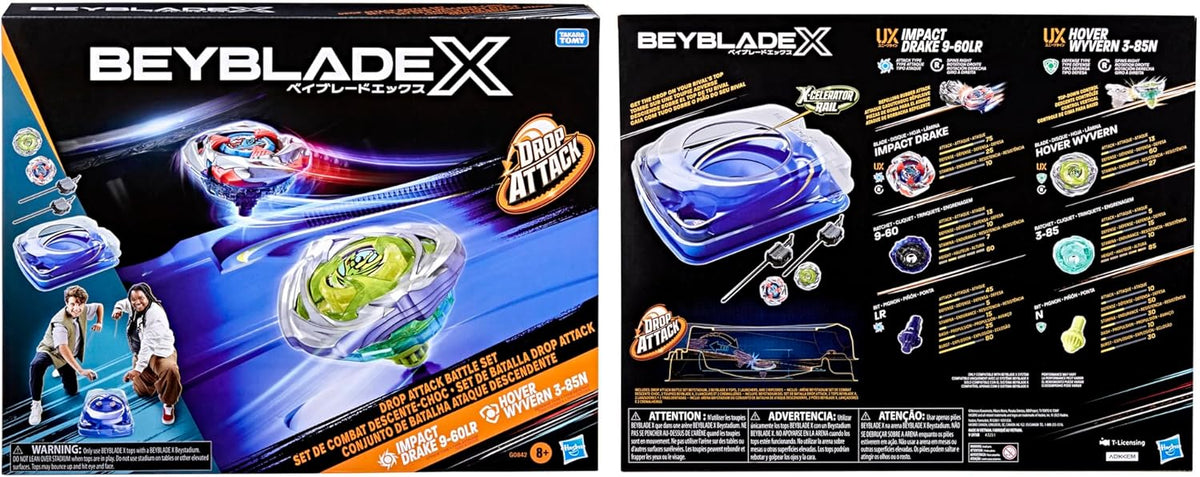 Hasbro Beyblade X | Beyblade X Drop Attack Battle Set