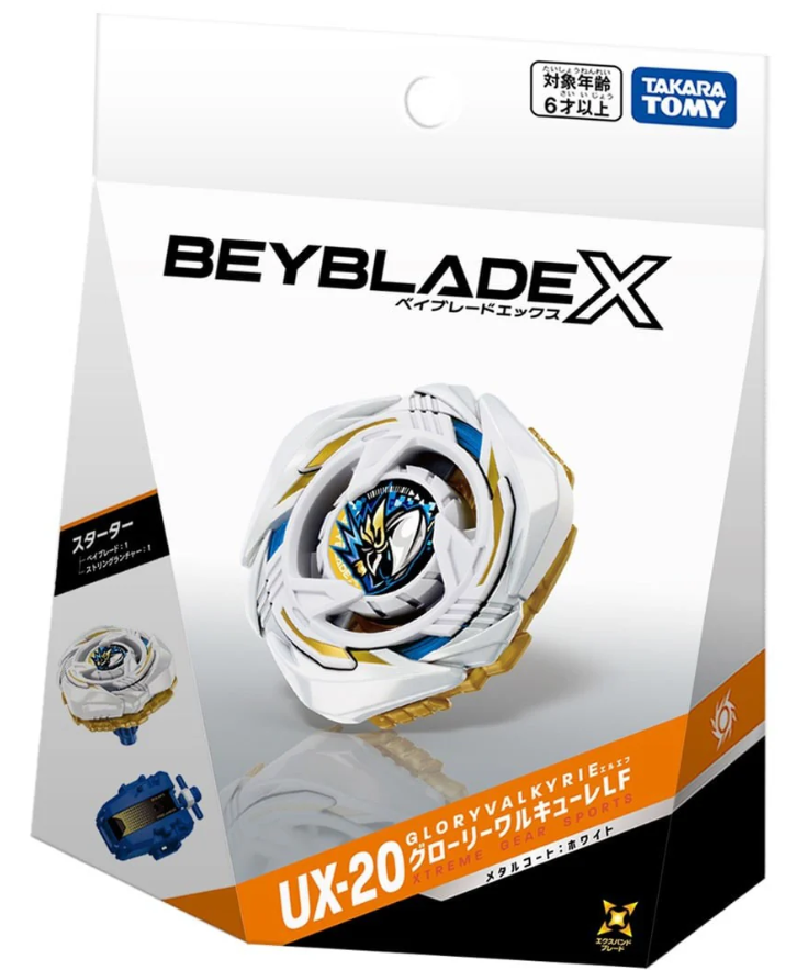 Takara Tomy Beyblade X | UX-20 Starter Glory Valkyrie LF Takara Tomy Beyblade X | UX-20 Starter Glory Valkyrie LF