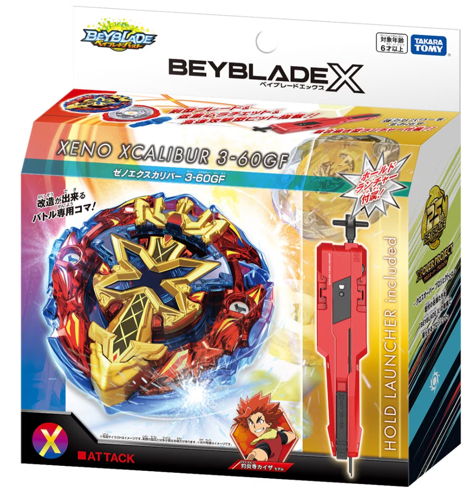 Takara Tomy Beyblade X | BX-00 Xeno Xcalibur 3-60GF – SpinCityImports Takara Tomy Beyblade X | BX-00 Xeno Xcalibur 3-60GF – SpinCityImports