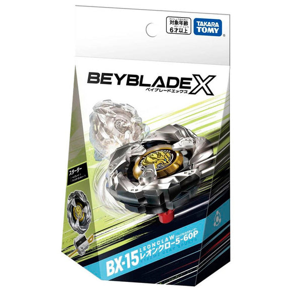 Takara Tomy Beyblade X | BX-15 Starter Leon Claw 5-60P