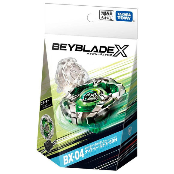 Takara Tomy Beyblade X | BX-04 Knight Shield 3-80N