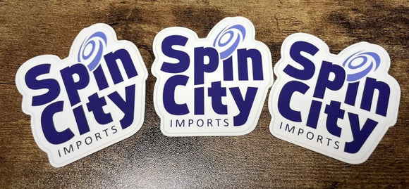 SpinCityImports Die Cut Stickers Pack of 3