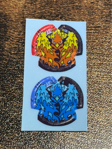 Alternate Art UX Foil Gear Chip Sticker Pack Wave 2 Phoenix Wing Set