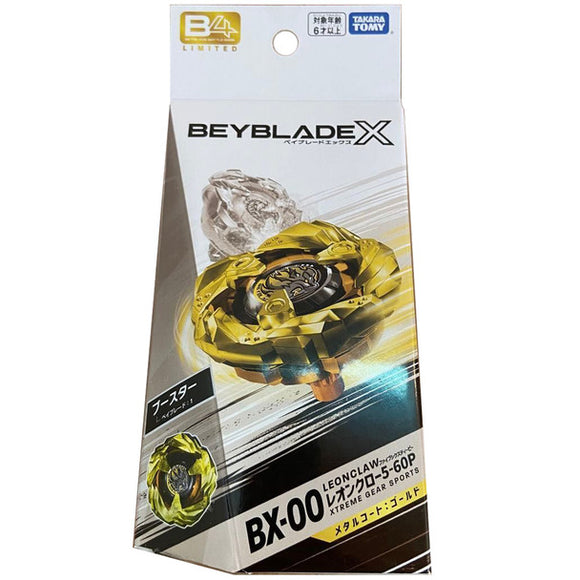 Takara Tomy Beyblade X | BX-00 Gold Leon Claw 5-60P - B4 Limited - X APP