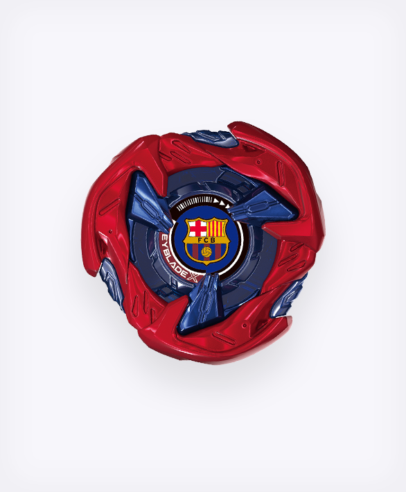 Takara Tomy Beyblade X | UX-00 Bey Kick Off Set FC Barcelona
