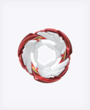 Takara Tomy Beyblade X | CX-00 Starter Pegasus Blast ATr Metal Coat Red Limited