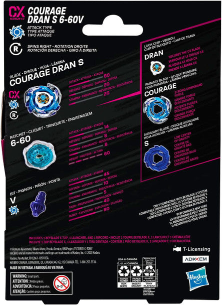 Hasbro Beyblade X | Starter Courage Dran S6-60V – SpinCityImports