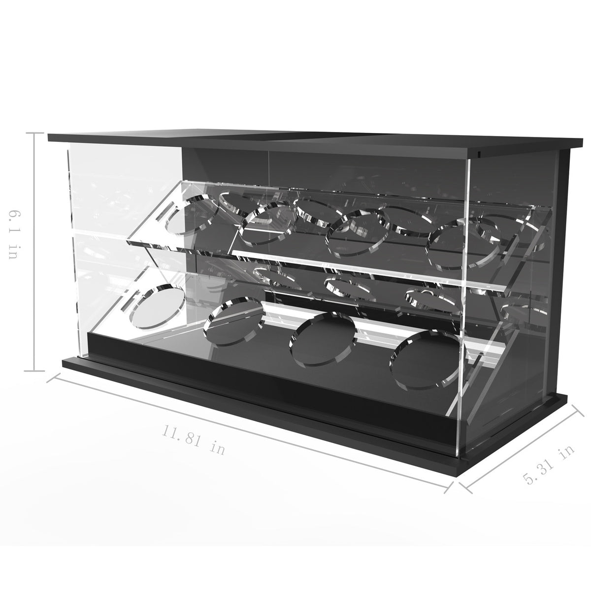 Beyblade Stackable Display Case with Back Lights - Two Rows ...