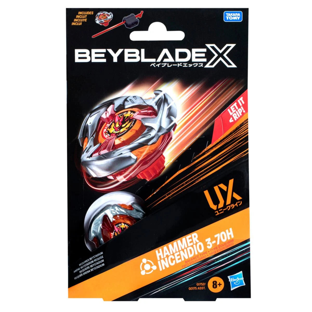 Hasbro版BEYBLADE X Beyblade X Xtreme Battle Set with Beystadium, 2 Right