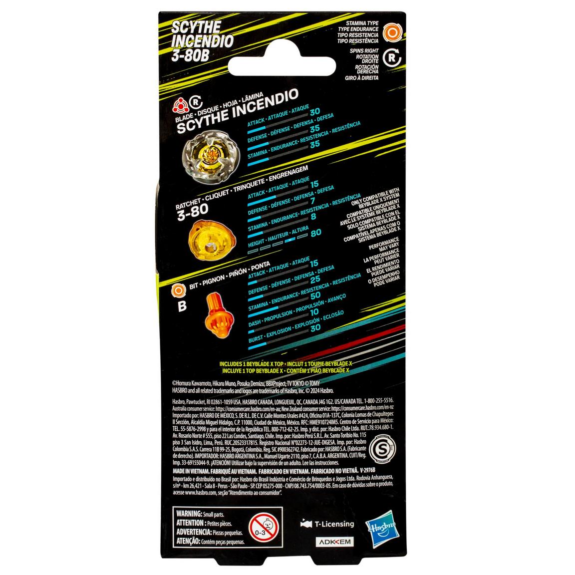 Hasbro Beyblade X | Booster Scythe Incendio 3-80B – SpinCityImports