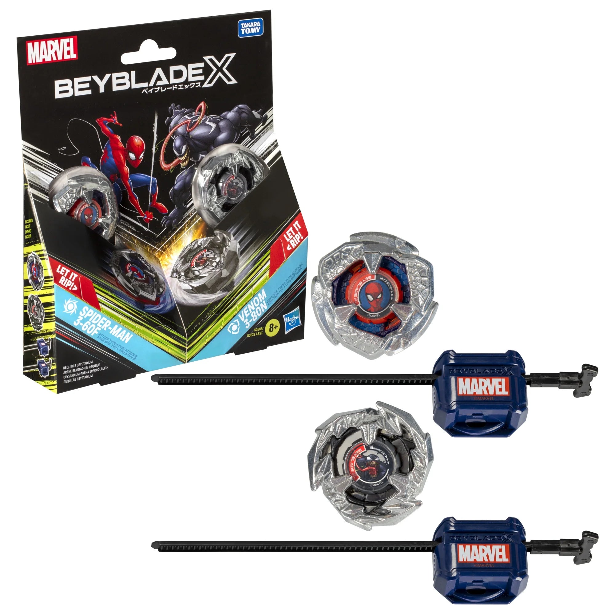 ※ベイクラマン Hasbro Beyblade X | Spider-Man 3-60F and Venom 3-80N | G0288