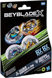 Hasbro Beyblade X | Calibur Samurai & Obsidian Shell Dual Pack | G2754