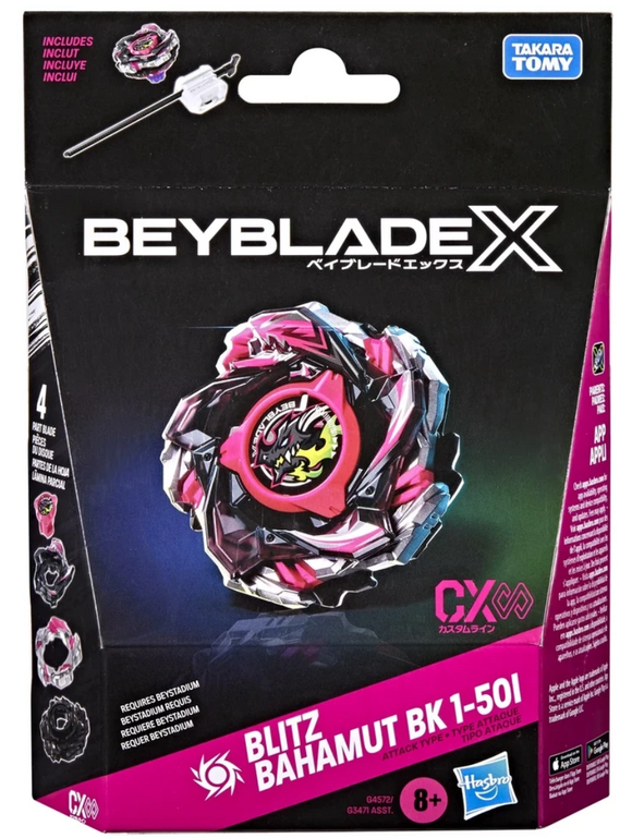 Hasbro Beyblade X | Starter Blitz Bahamut BK 1-50I | G4572