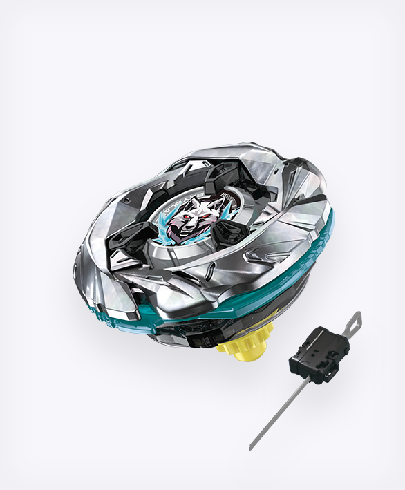 Takara Tomy Beyblade X | UX-08 Silver Wolf 3-80FB (Starter Takara Tomy Beyblade X | UX-08 Silver Wolf 3-80FB (Starter