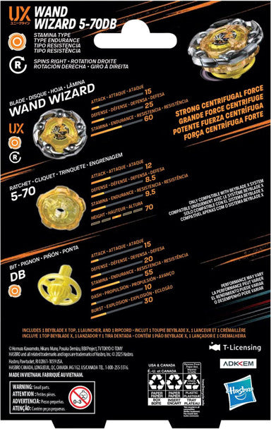 Hasbro Beyblade X | Starter Wand Wizard 5-70DB – SpinCityImports
