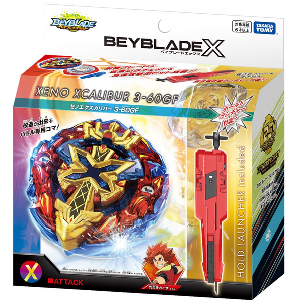 (Pre-Order) Takara Tomy Beyblade X | BX-00 Xeno Xcalibur 3-60GF - FREE SHIPPING