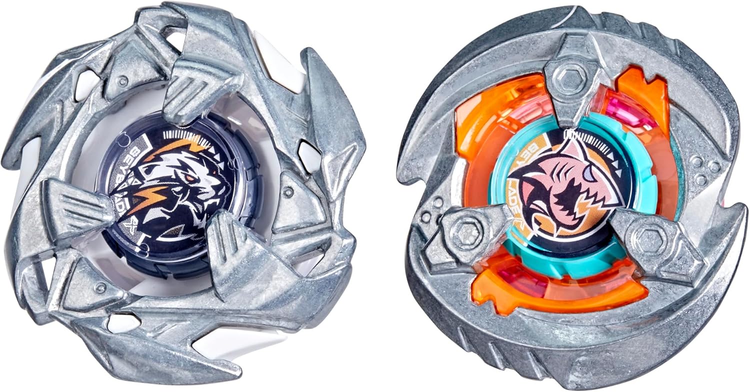 Hasbro Beyblade X | Pearl Tiger 3-60U and Gill Shark 4-70O