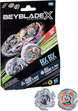 Hasbro Beyblade X |  Pearl Tiger 3-60U and Gill Shark 4-70O
